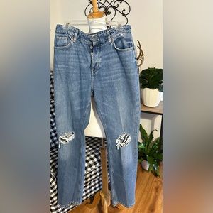 H&M Size 10 Button Up Blue Jeans